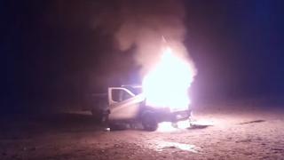 Oleoducto Norperuano: manifestantes queman vehículo en la Estación 5 y Petroperú advierte posible explosión