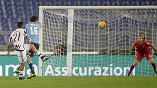 Juventus venció 2-0 a Lazio con un golazo de Dybala