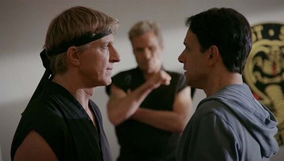 "Cobra Kai" está protagonizada por Ralph Macchio y William Zabka, repitiendo sus papeles de las anteriores películas de The Karate Kid. (Foto: Netflix)