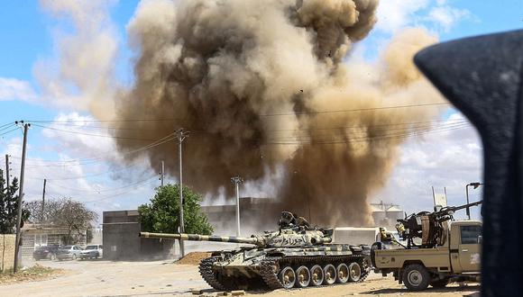 Libia: la ofensiva del mariscal Jalifa Haftar sobre Trípoli ya deja más de 120 muertos, según la ONU. (AFP).