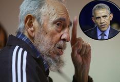 Obama: "La historia recordará y juzgará el impacto de Fidel Castro"