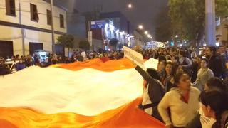 #QueSeVayanTodos: así se desarrolló la marcha en el Centro Histórico de Lima