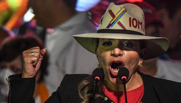 La presidenta electa Xiomara Castro. AFP