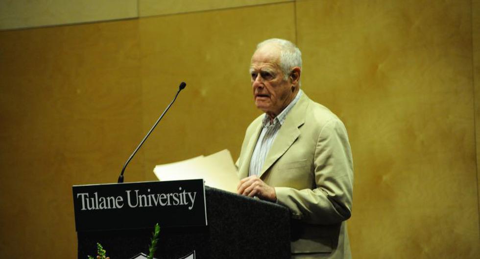 James Salter durante conferencia en Universidad Tulane en 2010. (Foto: Universidad Tulane)