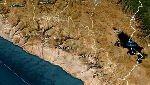 Dos sismos sacudieron Arequipa en la madrugada de este viernes 12 de enero | Imagen: IGP