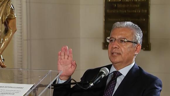 Walter Astudillo es el nuevo ministro de Defensa en reemplazo de Jorge Chávez Cresta. (Foto: Captura TV Perú)