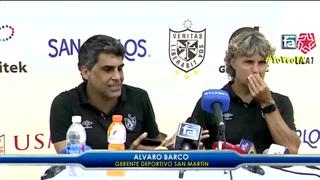 Álvaro Barco arremetió contra el arbitraje tras la derrota por 2 a 1 ante Alianza Universidad