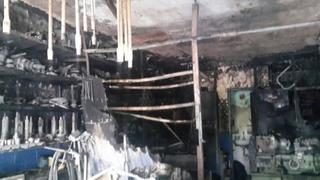 La Victoria: incendio consumió tienda de repuestos de motores