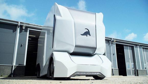 Prototipo camión autónomo eléctrico Einride T-pod
