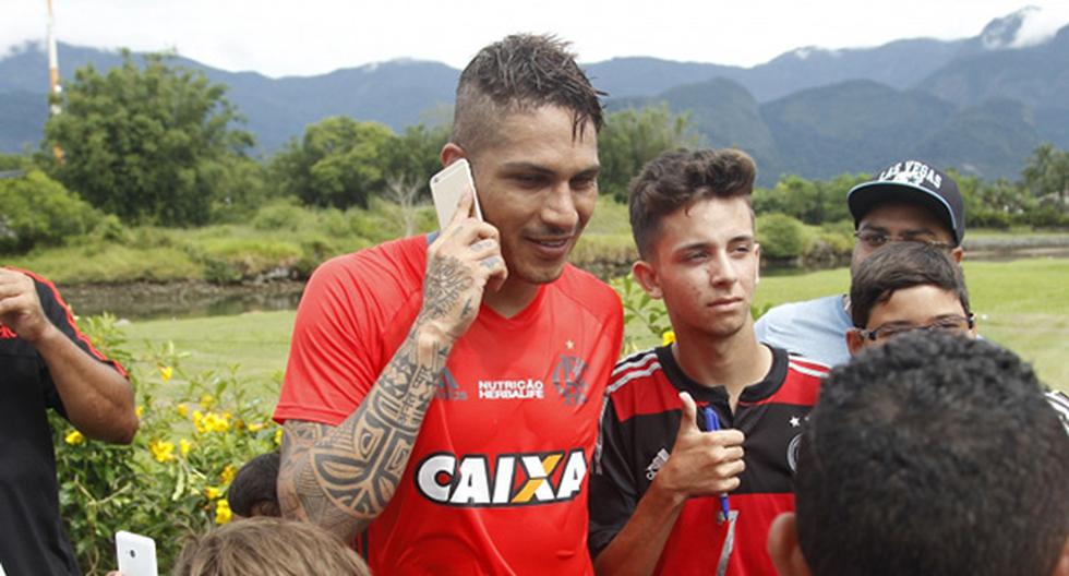 Paolo Guerrero trabaja en Flamengo para ponerse a punto de cara al inicio de la temporada. (Foto: Facebook Flamengo)