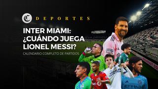 Calendario Inter Miami CF: mira cuándo juega Lionel Messi