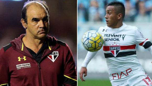 Christian Cueva: entrenador del Sao Paulo fue destituido