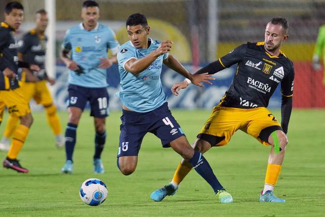 Universidad Católica de Ecuador y The Strongest de Bolivia chocaron por la fase 3 de la Copa Libertadores 2022. (Foto: AFP)