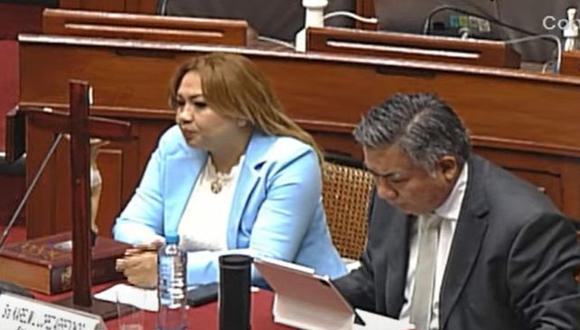 Karelim López se presenta ante la Comisión de Fiscalización
