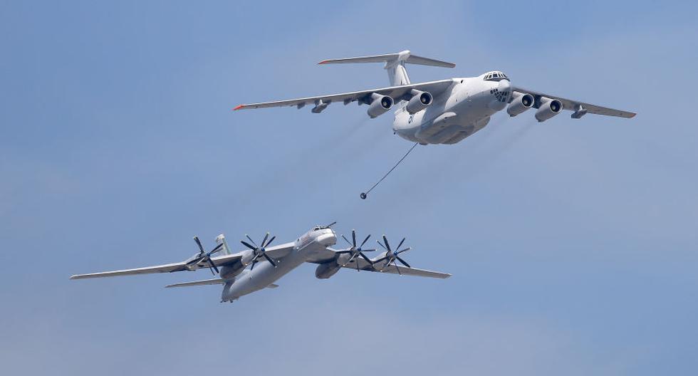 Tu-95 rusos en una exhibici&oacute;n por el D&iacute;a de la Victoria de Rusia. (Foto: Getty Images)