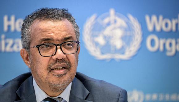 Tedros Adhanom Ghebreyesus, director general de la OMS. (FABRICE COFFRINI / AFP).