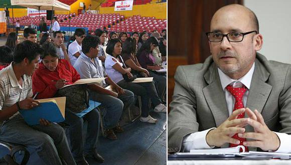El ministro Sánchez señaló que "de ninguna manera" jóvenes reemplazarán a trabajadores CAS, debido que son puestos que requieren experiencia laboral. (Fotos: USI)