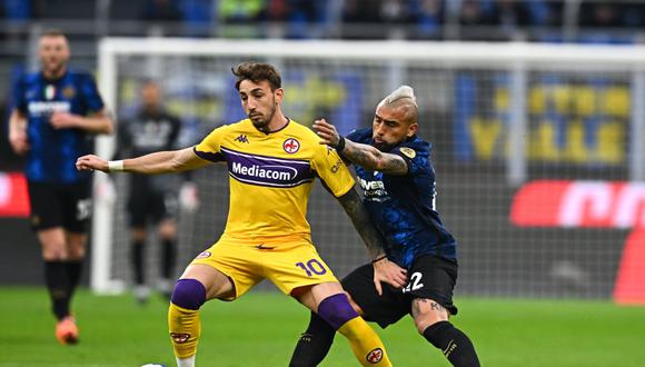 Inter y Fiorentina igualaron por la Serie A de Italia. Foto: Inter de Milán.