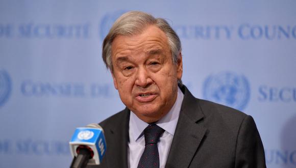 “Cuando las tropas de un país entran en el territorio de otro país sin su consentimiento, no son fuerzas de paz imparciales”, dijo Guterres. (Foto: ANGELA WEISS / AFP)