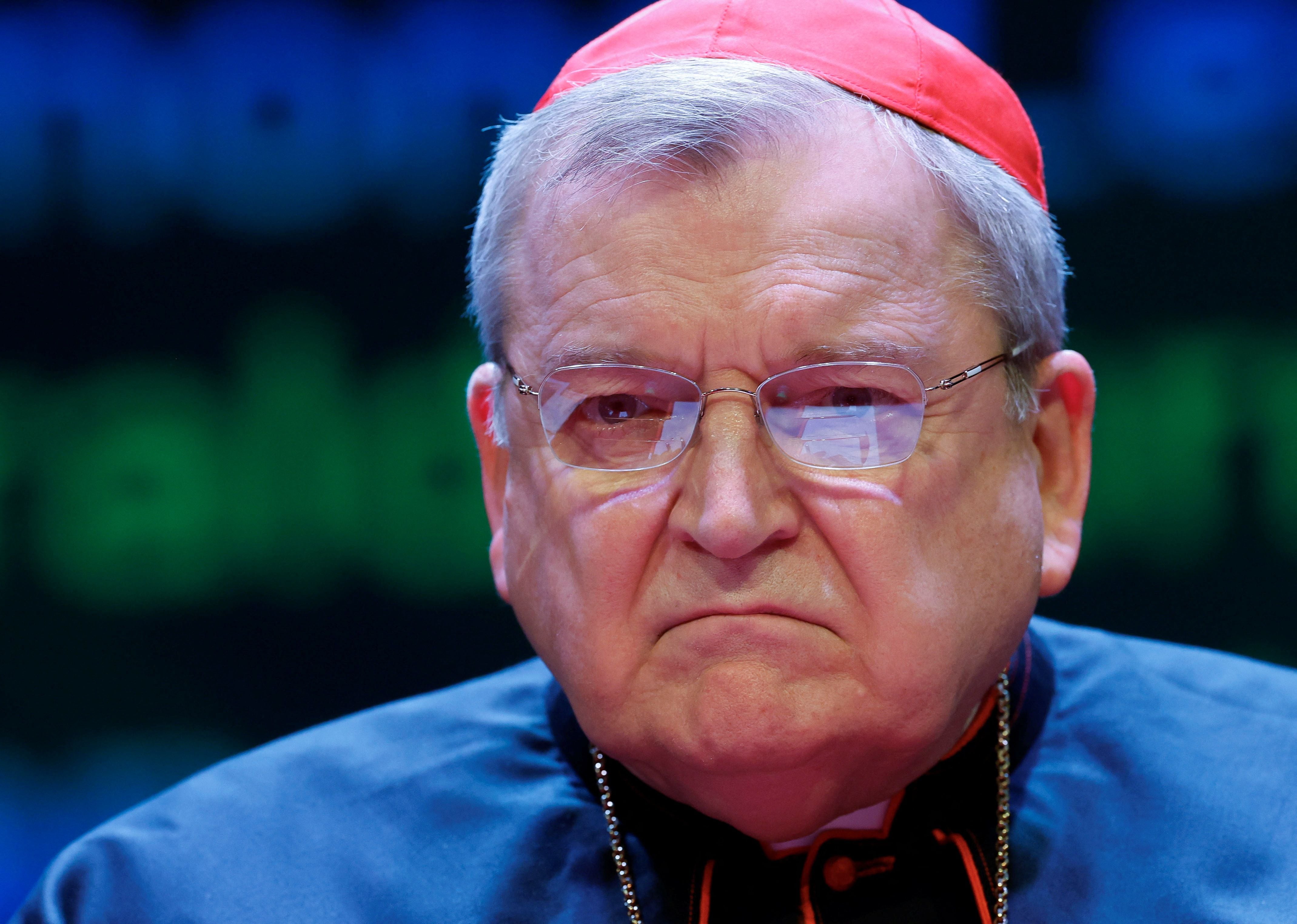 Cardinal Burke has been especially belligerent against Pope Francis' reforms.  (REUTERS).