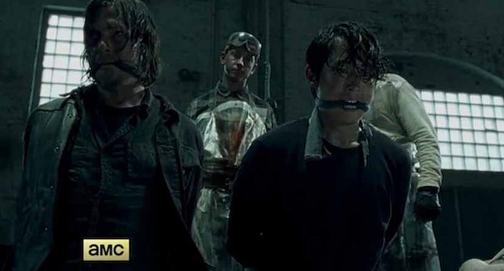 Norman Reedus es Daryl y Steven Yeun es Glenn en 'The Walking Dead' (Foto: AMC)