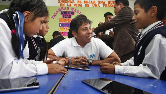 El presidente Ejecutivo de Telefónica del Perú, Pedro Cortez, estuvo presente en el evento virtual de inauguración y comentó que este tipo de proyectos cambian la vida de las personas.