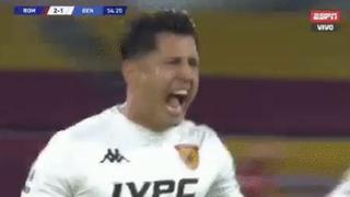 Gianluca Lapadula marcó gol en el Roma-Benevento por Serie A | VIDEO