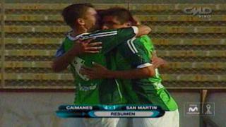Los Caimanes goleó 4-1 a San Martín con 'hat-trick' de Malingas