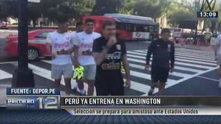 Selección peruana entrena en Washington para enfrentar a EE.UU.