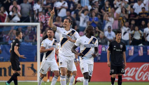 Con la efectividad de siempre, Zlatan Ibrahimovic fue protagonista de un nuevo triunfo de Los Ángeles Galaxy ante Philadelphia Union por la Major League Soccer. (Foto: Reuters)