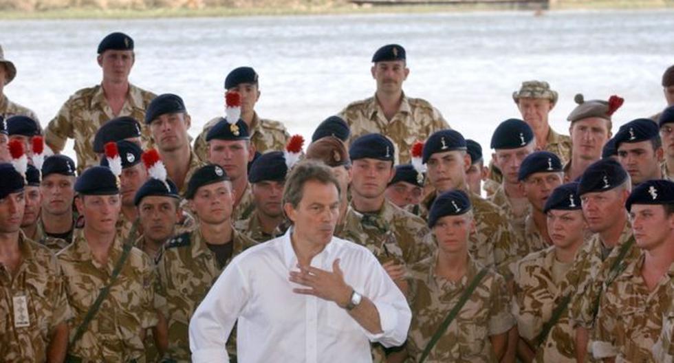 Tony Blair en Irak. (Foto: Getty Images)