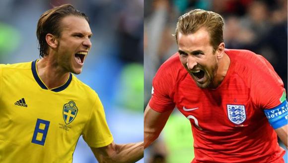 Inglaterra venció a Colombia por penales en octavos de final. Ahora se enfrentará a Suecia. (Foto: AFP)