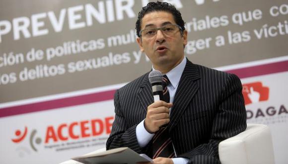 Salvador Heresi saludó las intenciones para sancionar con severidad las violaciones a menores de edad. (Foto: Ministerio de Justicia)