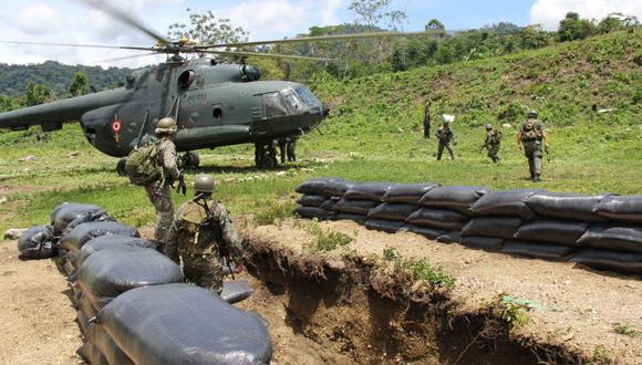 El jefe del Comando Conjunto de las Fuerzas Armadas afirmó que se continuarán con las operaciones contra miembros de Sendero Luminoso, en la zona del Vizcatán, en el Vraem. (Foto: Andina)