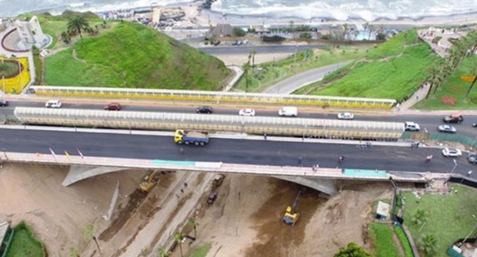 Miraflores: inician plan de desvío por cierre del puente Villena. (Foto: Andina)