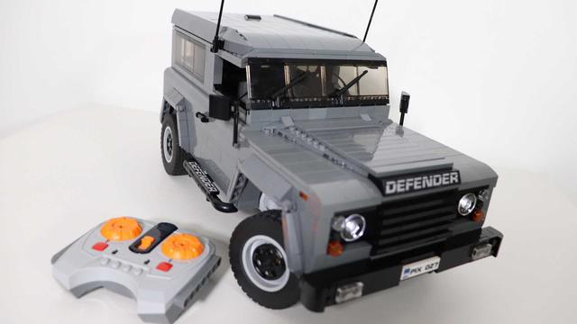 La recreación del Land Rover Defender requiere de un total de 1.800 piezas de Lego para su construcción. (Fotos: Lego Ideas).