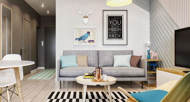 El estilo escandinavo del mobiliario, de líneas simples y tonos claros, hace que el departamento se sienta más ligero. (Foto: INT 2 Architecture)