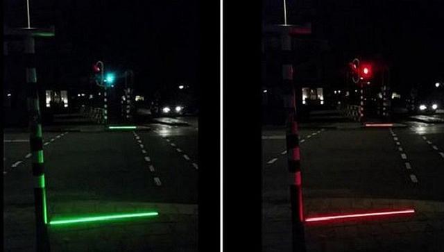 En Holanda, ante el elevado número de muertos por distracción de celular, se han creado semáforos en el suelo.   (Foto: Redes sociales)