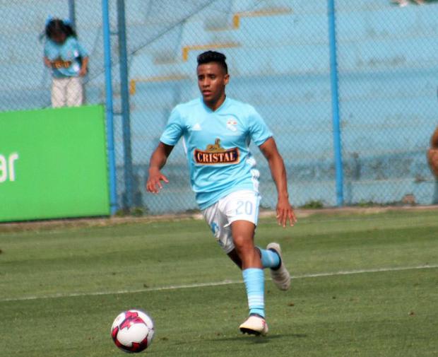 Jeremy Canela, scorer for Sporting Cristal, champion of the 2019 Reserve Tournament.