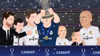 La parodia del título de Real Madrid de la Supercopa de Europa