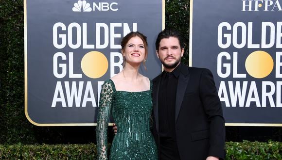 Kit Harington y Rose Leslie confirmaron que se convertirán en padres. (Foto: VALERIE MACON / AFP)