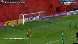 El gol que asustó a Sport Huancayo: Gabriel Hauche marcó el 1-0 para Argentinos Juniors, pero el árbitro lo anuló por posición adelantada [VIDEO]
