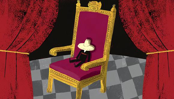 "Pedro Castillo no tiene corona, solo un sombrero que ya se está convirtiendo en el símbolo de la ineptitud y la deshonestidad"(Ilustración: Víctor Aguilar Rúa).
