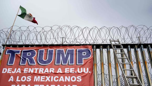 La principal promesa electoral de Donald Trump en la campaña del 2016 fue la construcción de un muro en la frontera con México. (AFP / Guillermo Arias).