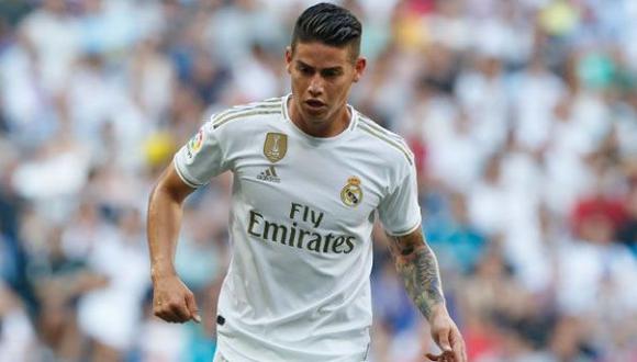 James Rodríguez finaliza su contrato con el Real Madrid en junio del 2021. (Foto: AFP)