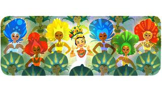 Google celebra con doodle el 108 cumpleaños de Carmen Miranda