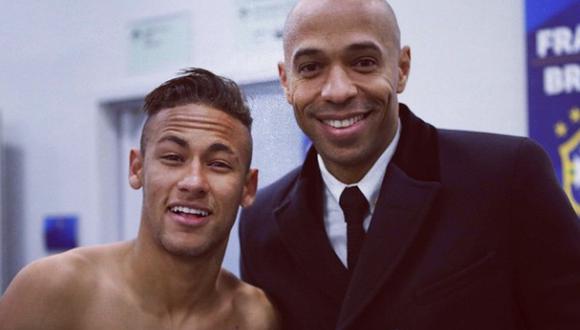 Instagram: Neymar y Henry juntos, ¿quién le pidió foto a quién?