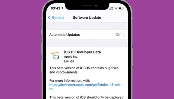De esta manera podrás obtener la beta de iOS 15 en tu iPhone. (Foto: Apple)