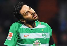 Claudio Pizarro no es titular en el Werder Bremen y ahora recibe inesperada noticia