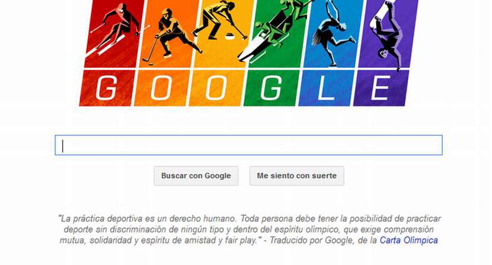 Google pint&oacute; su logo como el arco&iacute;ris, s&iacute;mbolo de los gays. (Imagen: Google)